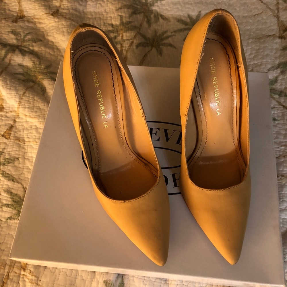 Pointy toe pump
